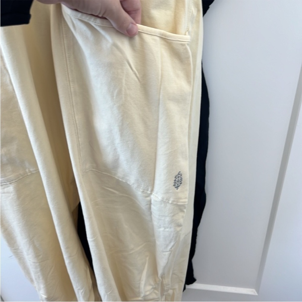 Free people Movement Hot Shot Onesie Jumpsuit Butter Yellow size XL NWOT - Picture 10 of 10